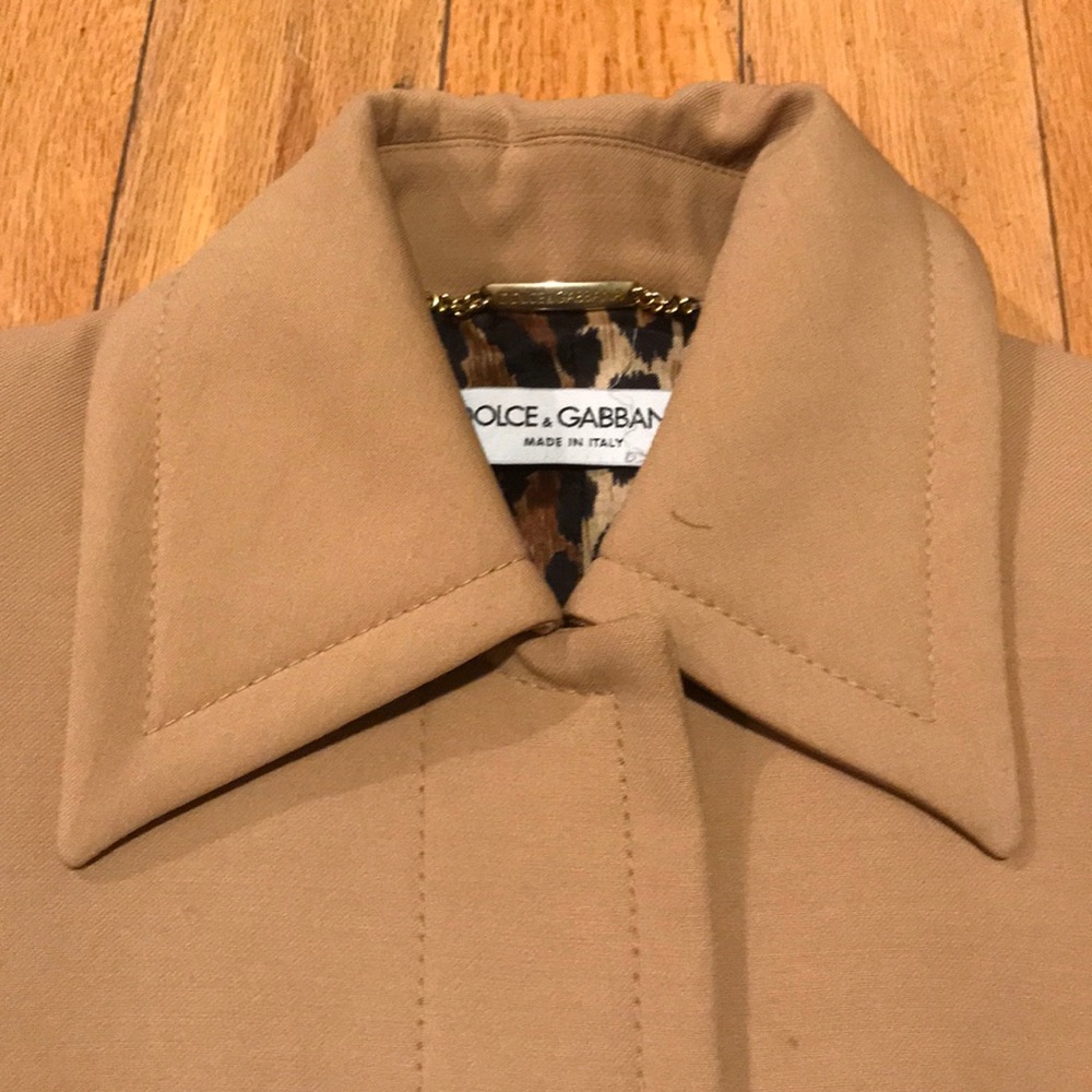 COPY - Dolce & Gabbana beige long coat, perfect condition, wearing a few times.